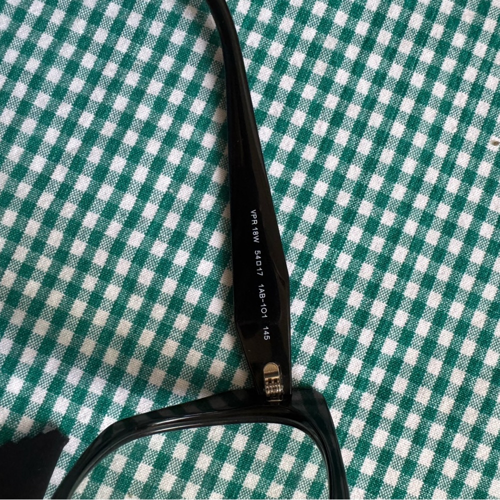 Prada Black Oversized Cat-Eye Glasses - Picture 7 of 9